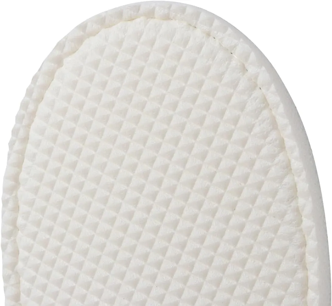 10-20 Pairs Disposable Slippers for Guests Hotel Slippers Bulk Spa Slippers Closed Toe House Slippers Guest Slippers Bulk for Adult for Men and Women