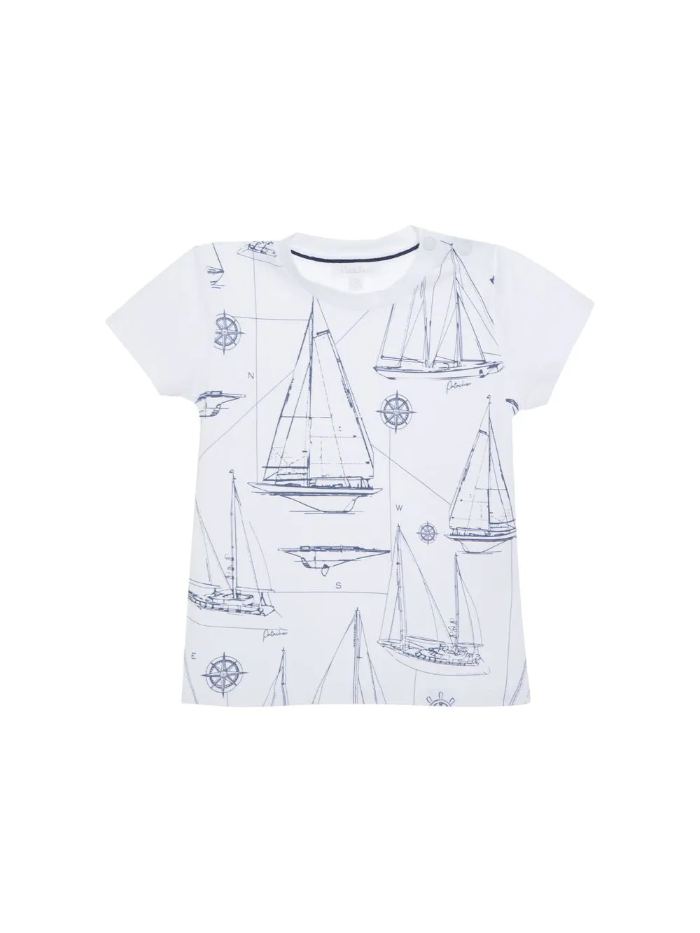 33364 Patachou Yacht Printed T-Shirt