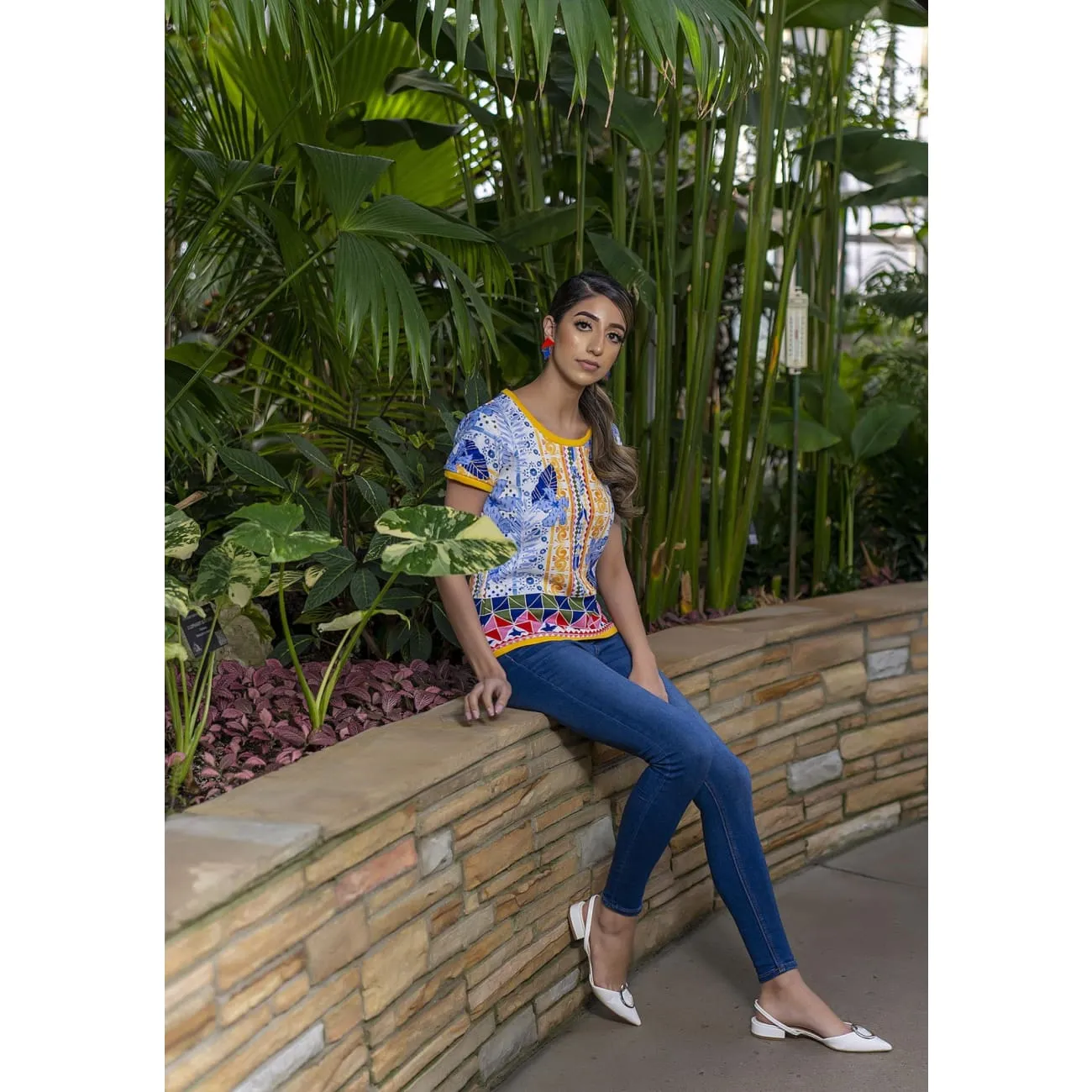 Alicia Printed Top