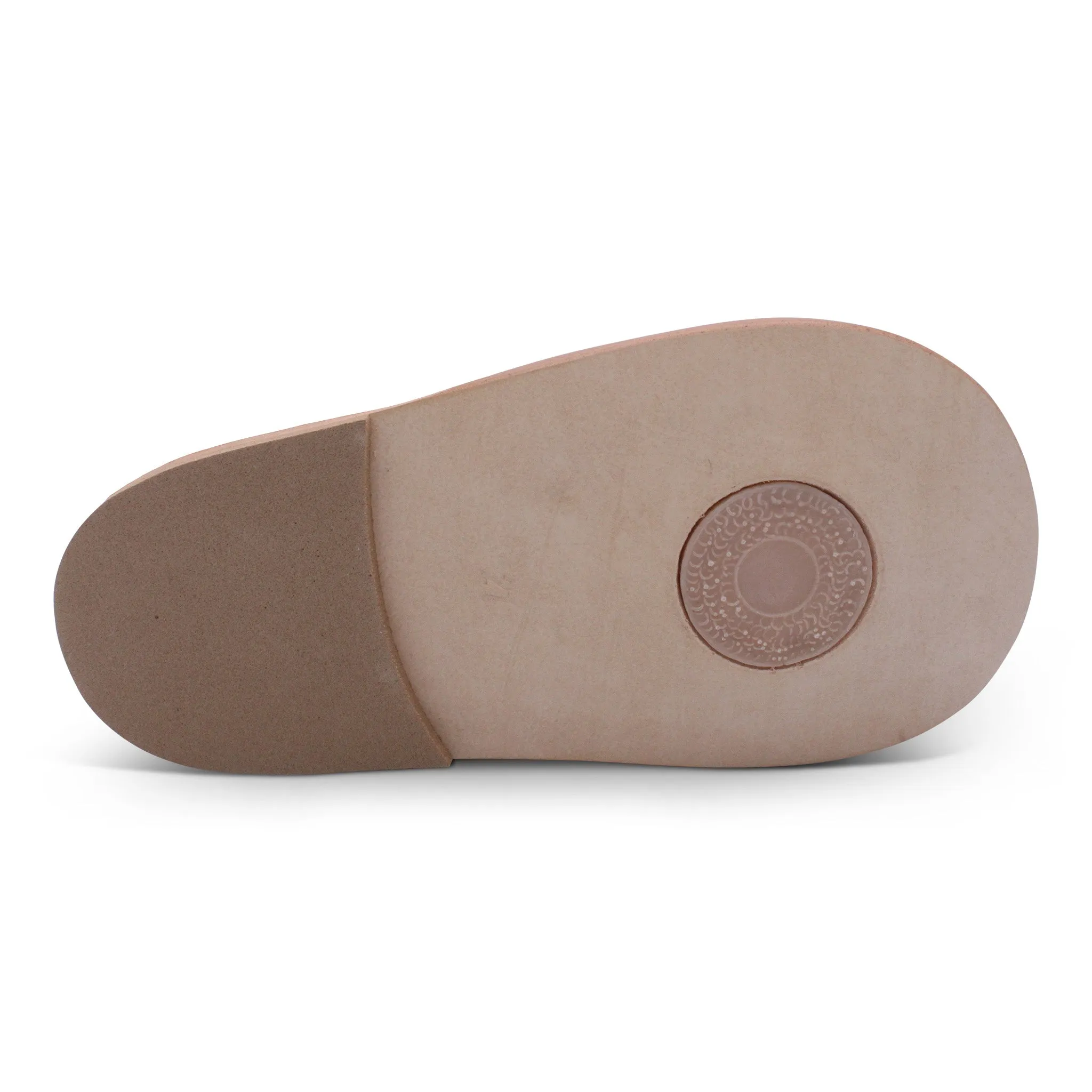 'Augusto' Boys Pale Blue Leather T-Bar Sandals