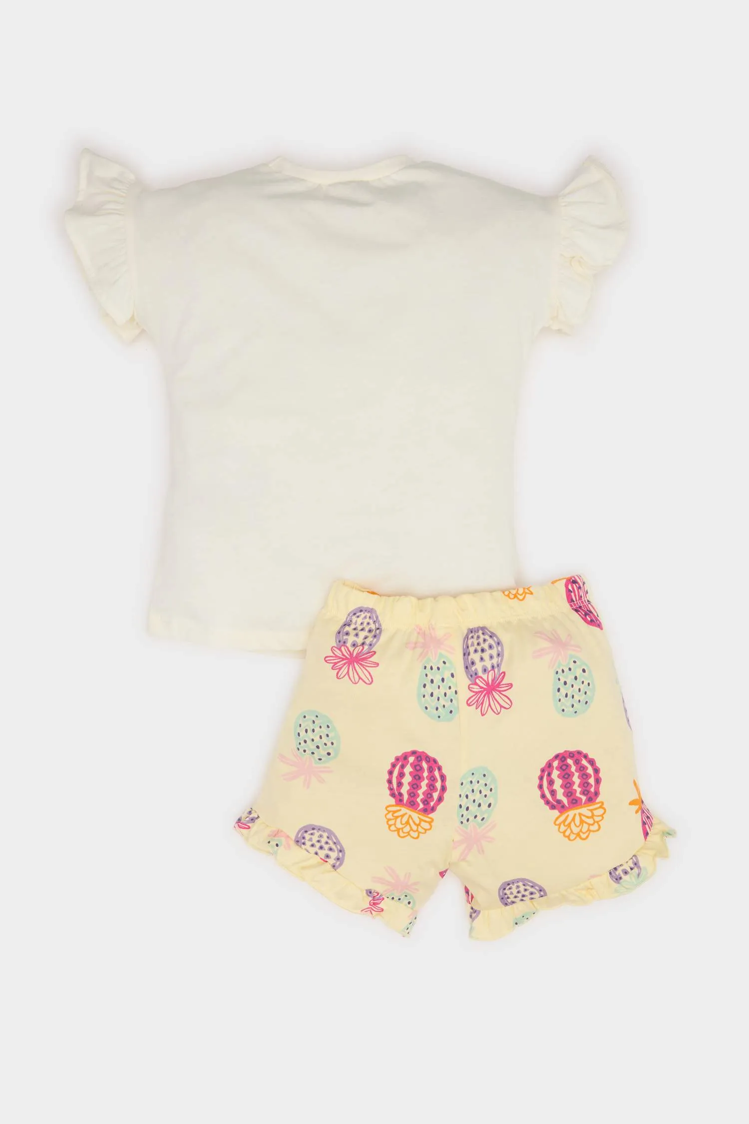 Baby Girl Printed T-Shirt Shorts 2 Piece Set