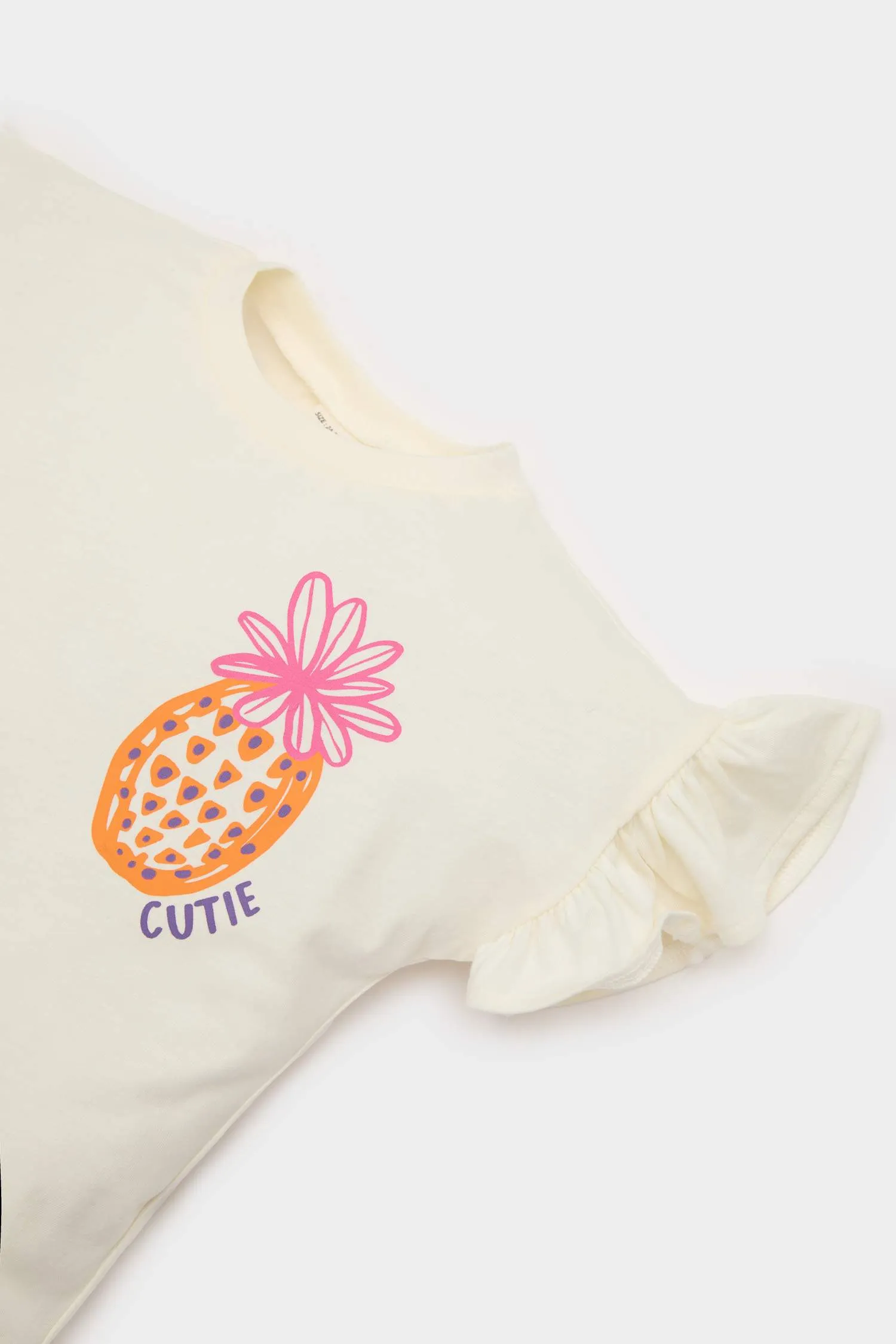 Baby Girl Printed T-Shirt Shorts 2 Piece Set