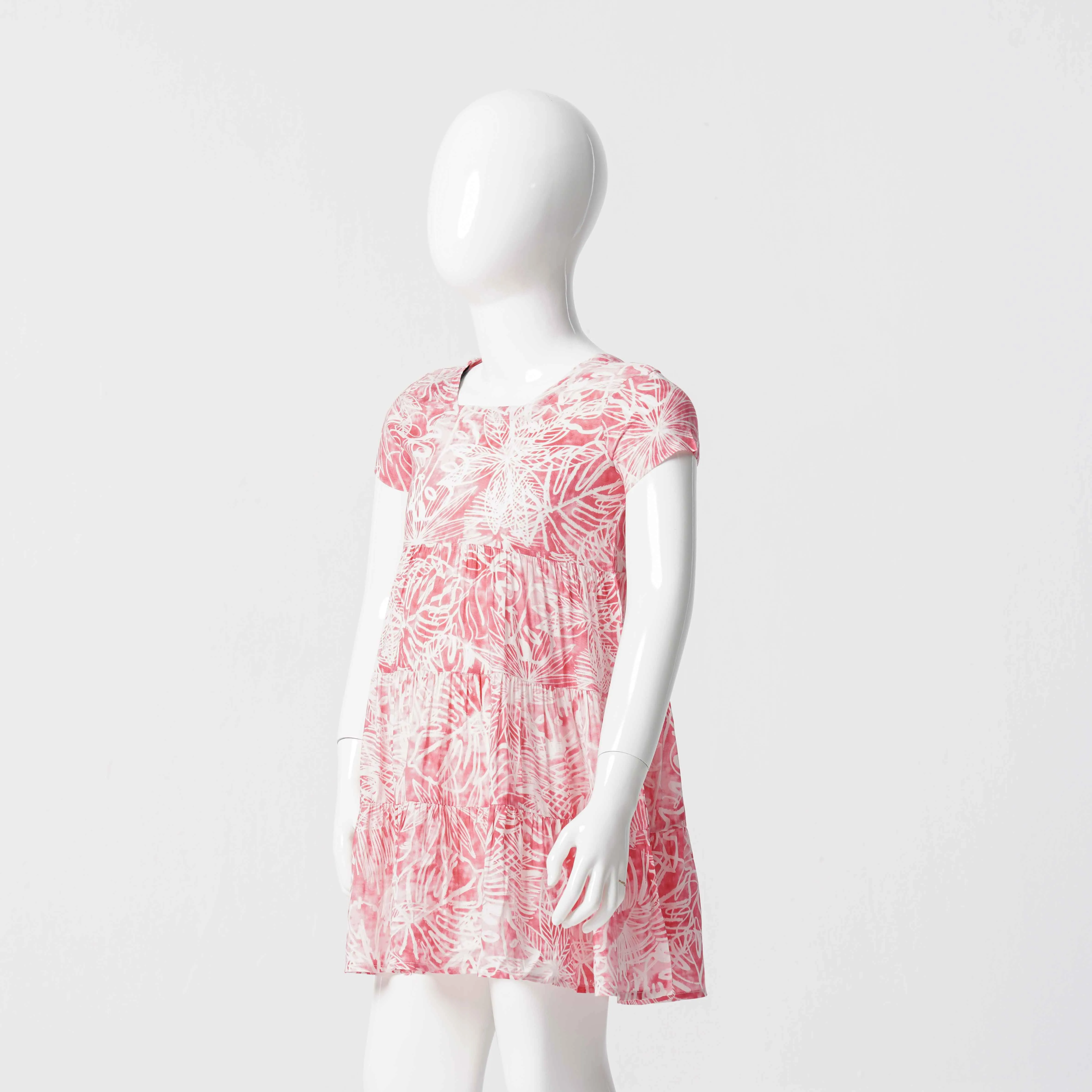 Baby Girls Pink Printed Dress