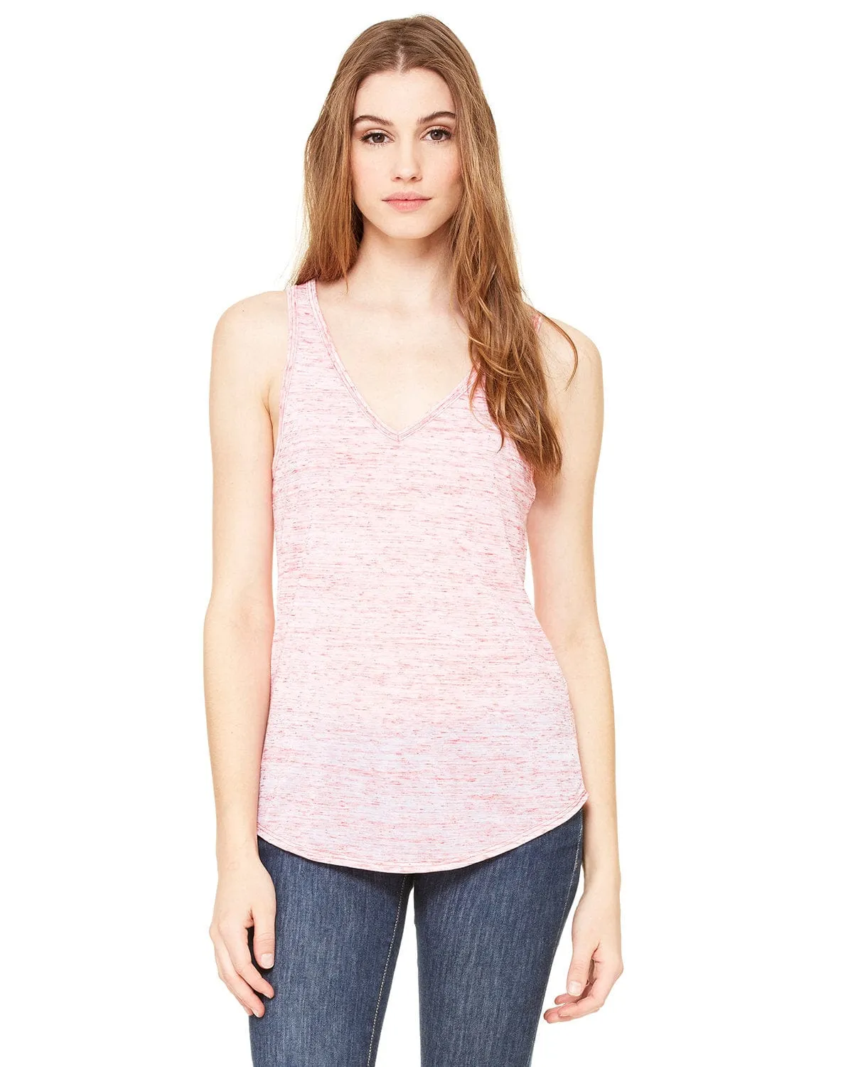 Bella Canvas Ladies Flowy V-Neck Tank