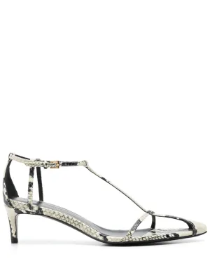 Bella leather heel sandals
