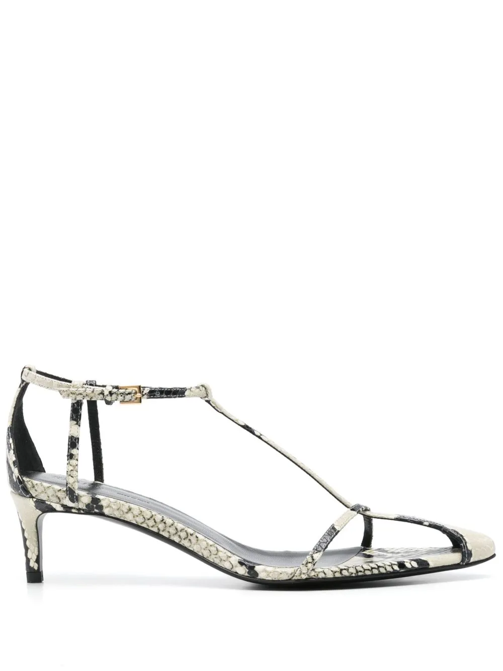 Bella leather heel sandals