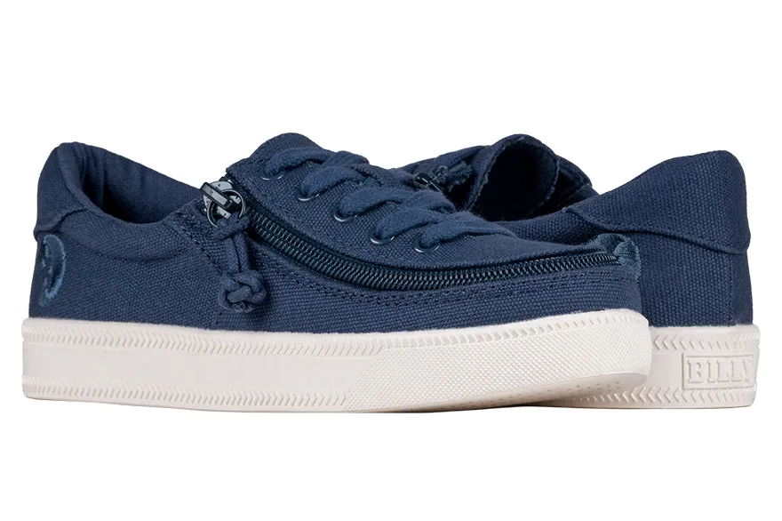 Billy Kid's Navy BILLY Sustainable Lace Lows