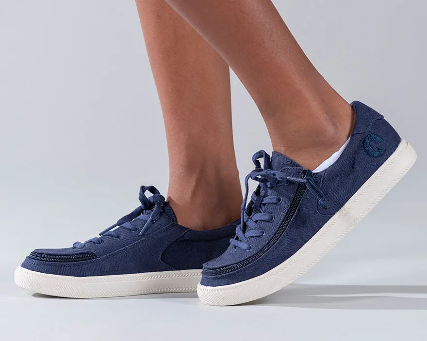 Billy Kid's Navy BILLY Sustainable Lace Lows