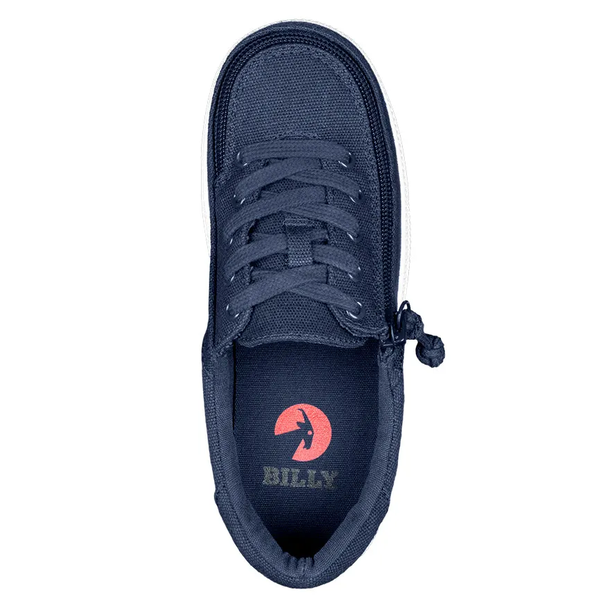 Billy Kid's Navy BILLY Sustainable Lace Lows