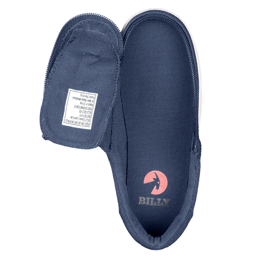 Billy Kid's Navy BILLY Sustainable Lace Lows