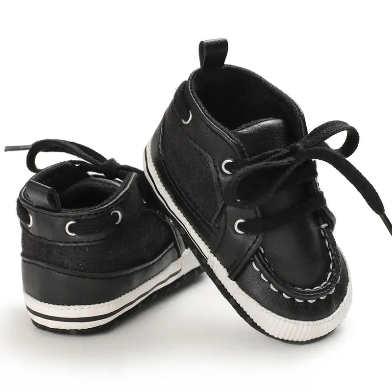 Black Fashion Casual Shoes for Newborn  Boys And Girls