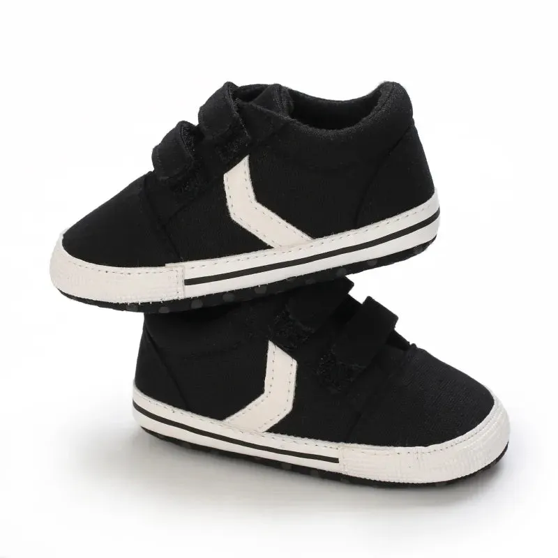 Black Fashion Casual Shoes for Newborn  Boys And Girls
