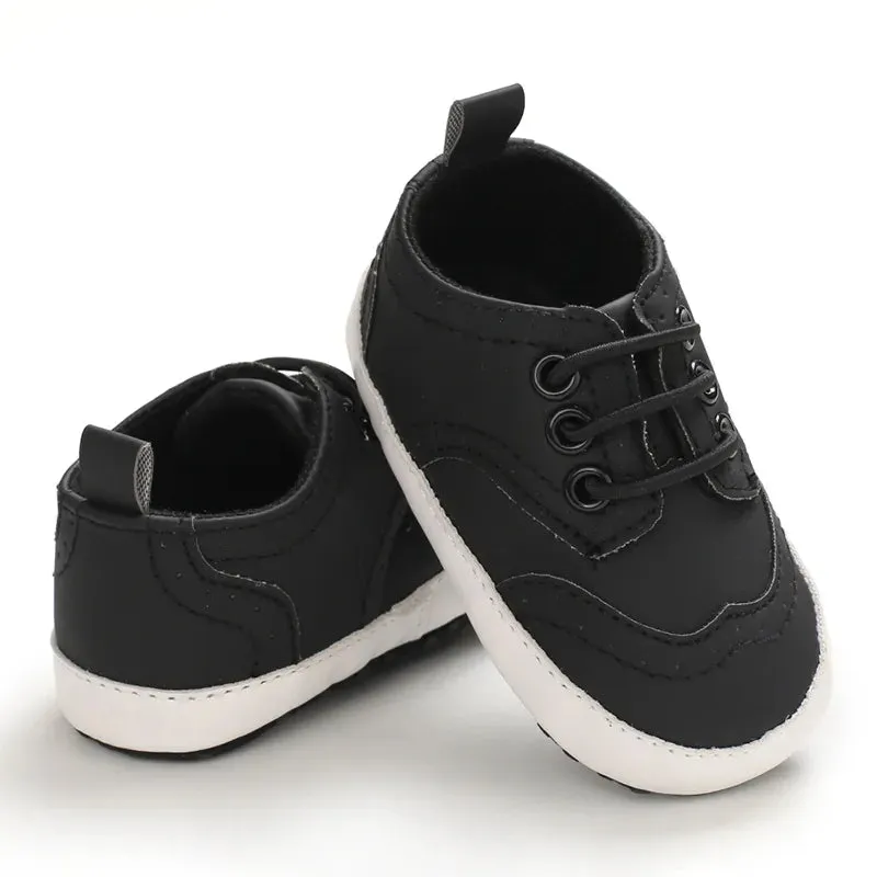 Black Fashion Casual Shoes for Newborn  Boys And Girls
