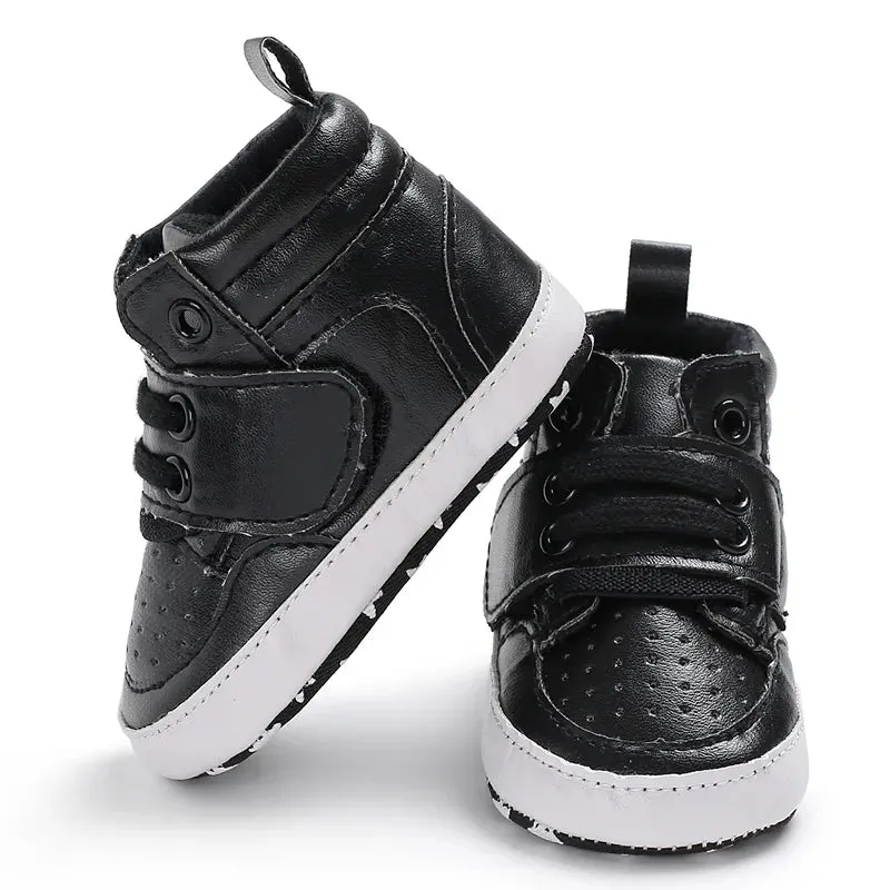 Black Fashion Casual Shoes for Newborn  Boys And Girls