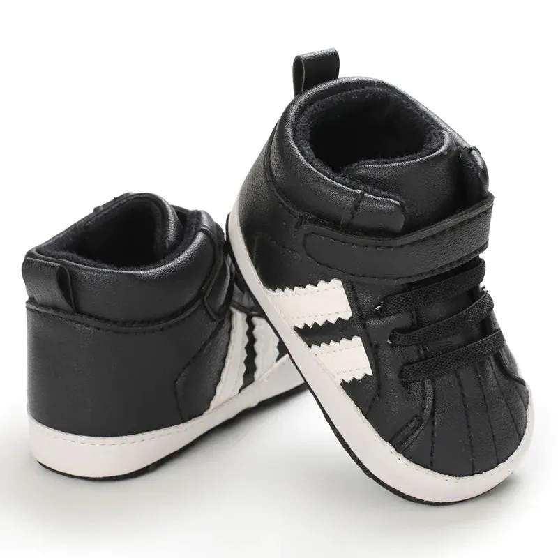Black Fashion Casual Shoes for Newborn  Boys And Girls