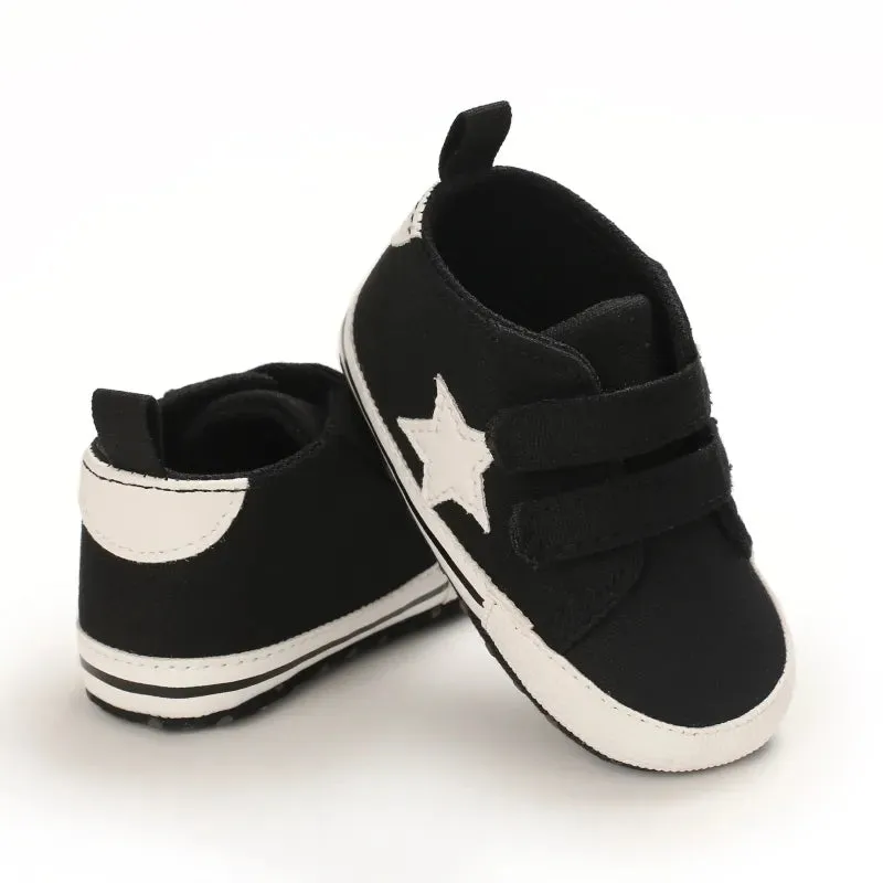 Black Fashion Casual Shoes for Newborn  Boys And Girls