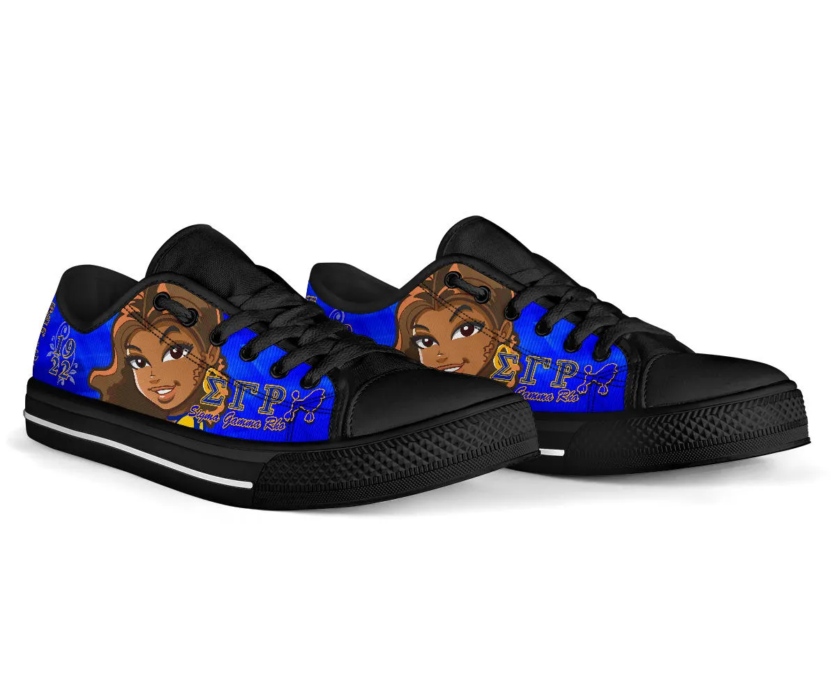 Blue and Gold Sneaker S3422