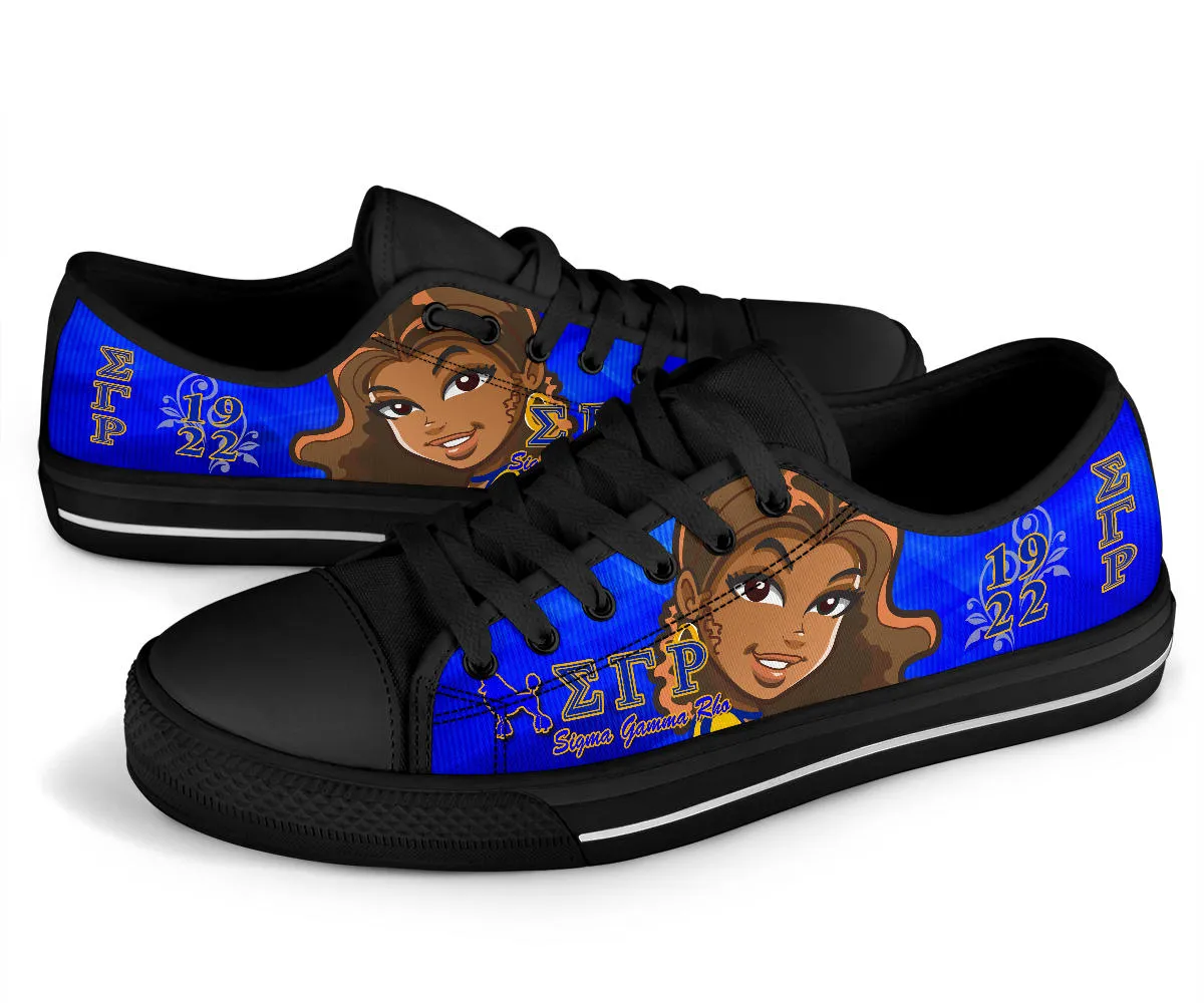 Blue and Gold Sneaker S3422