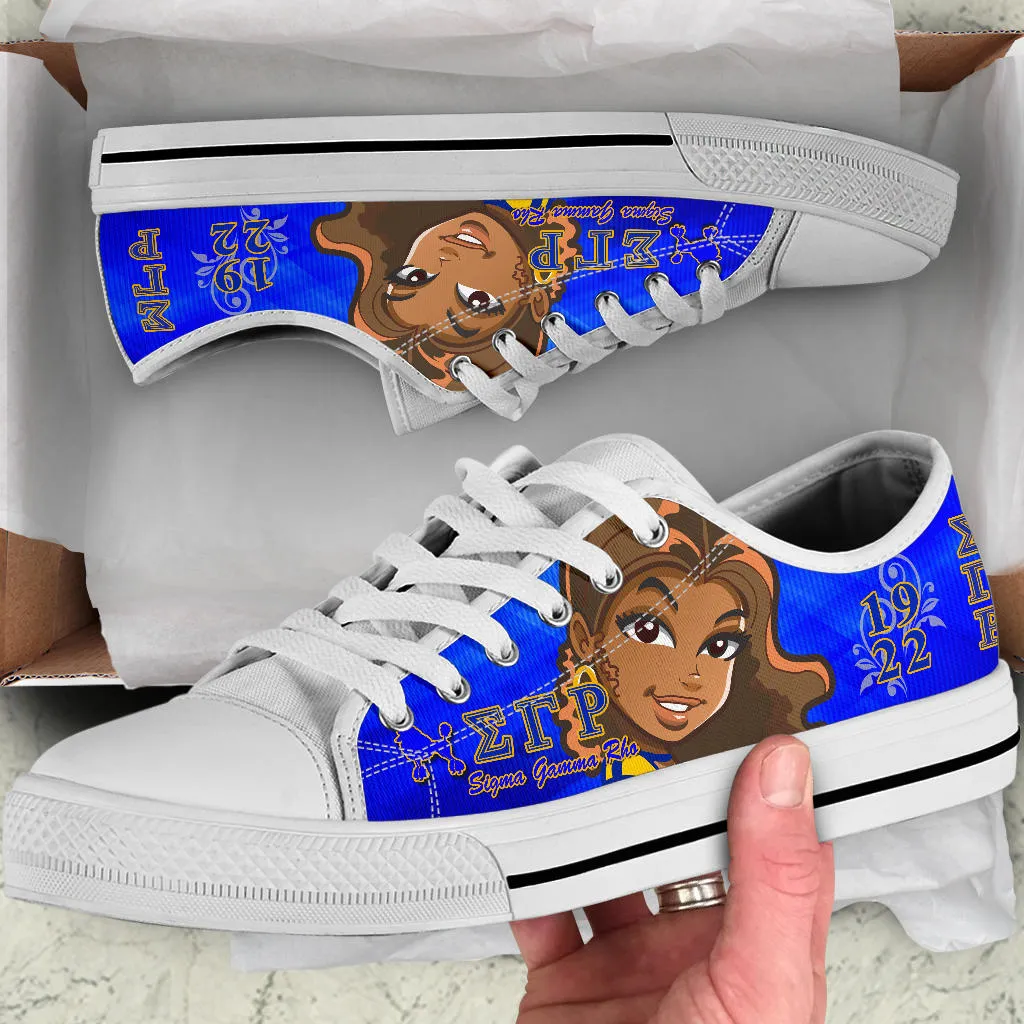 Blue and Gold Sneaker S3422