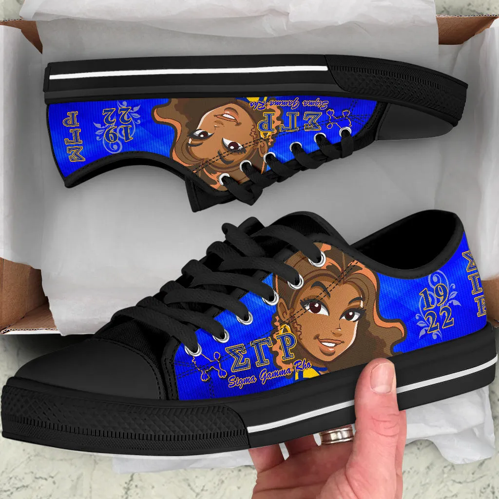 Blue and Gold Sneaker S3422