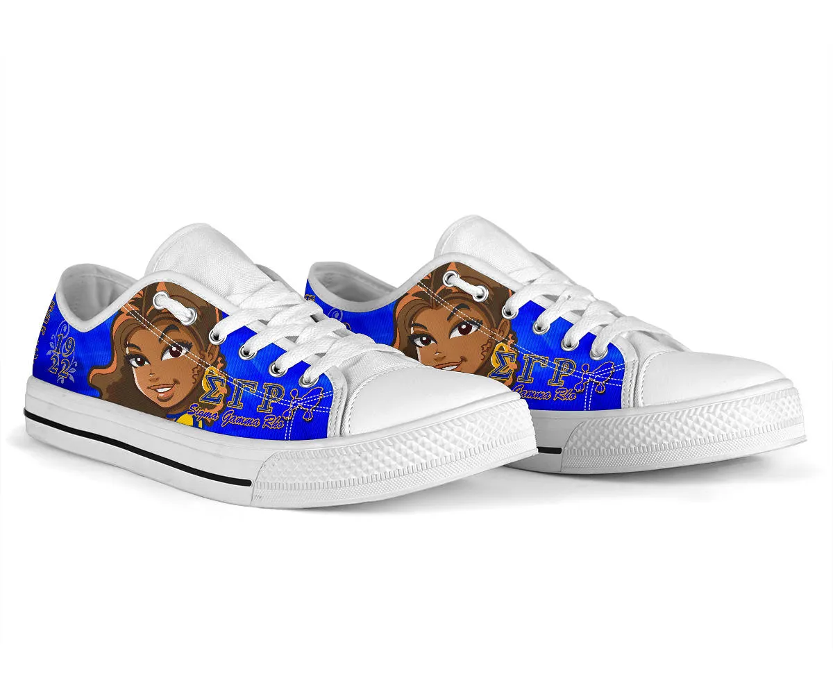 Blue and Gold Sneaker S3422