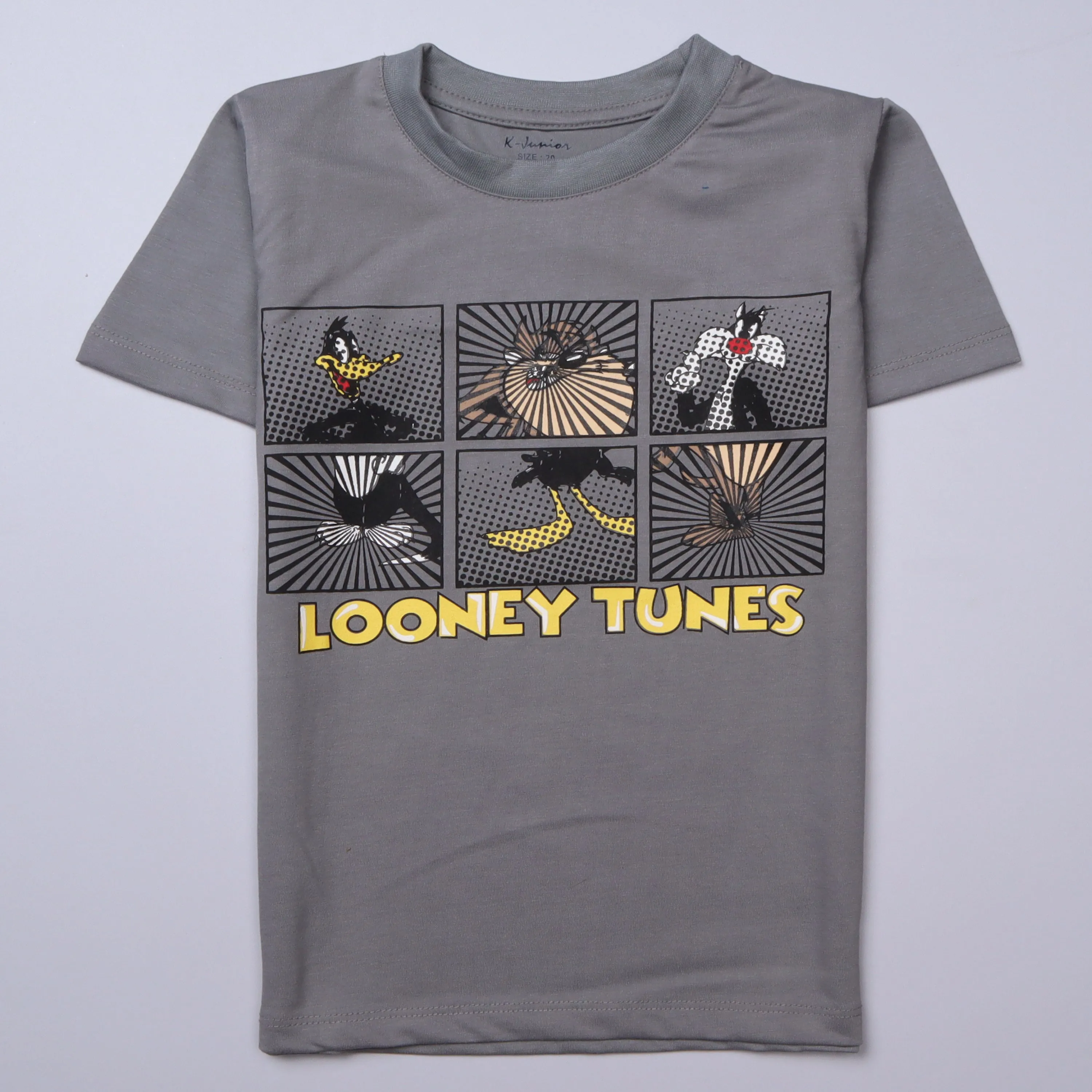 Boys Half Sleeves-Printed T-Shirt (Looney)