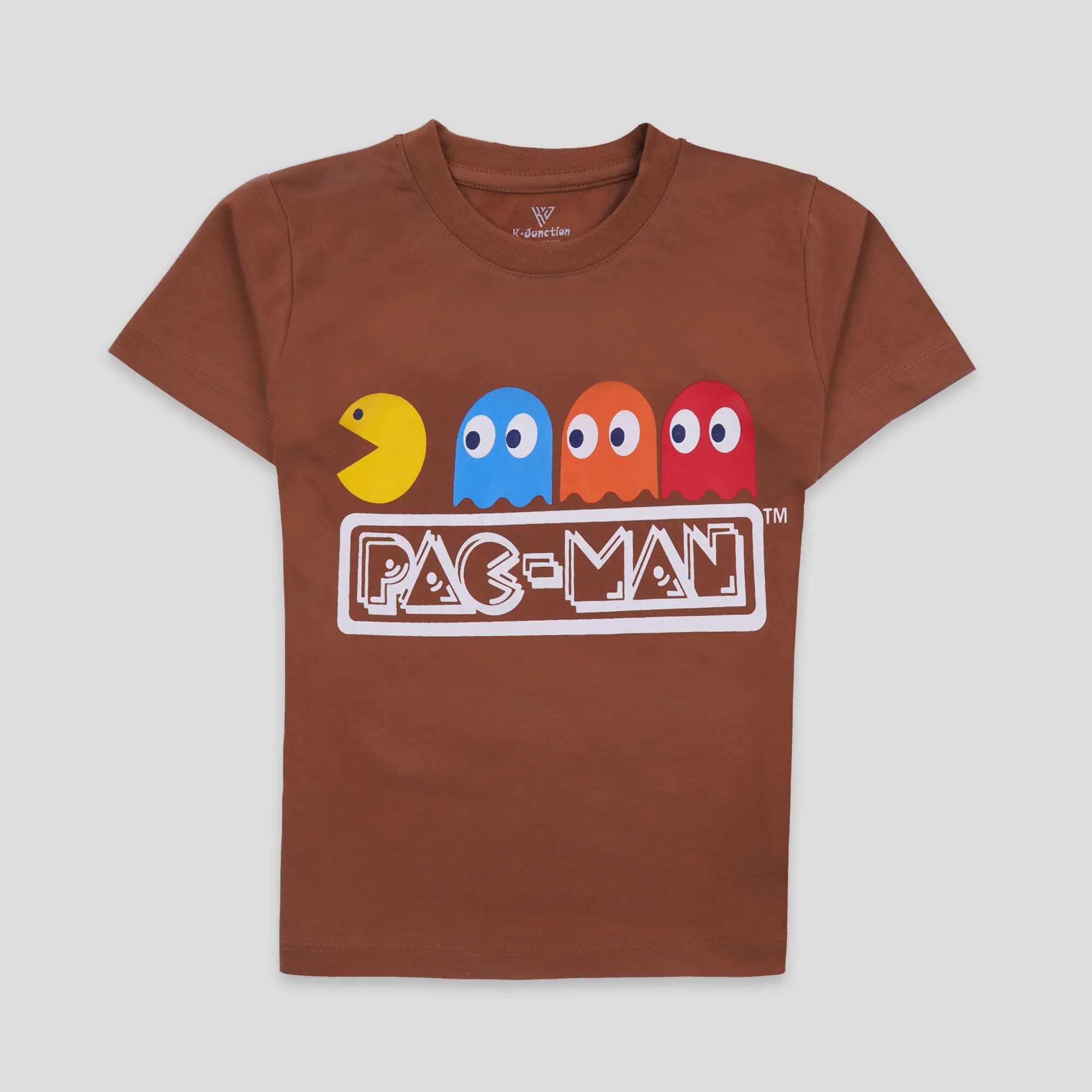 Boys Half Sleeves-Printed T-Shirt (Pacman)