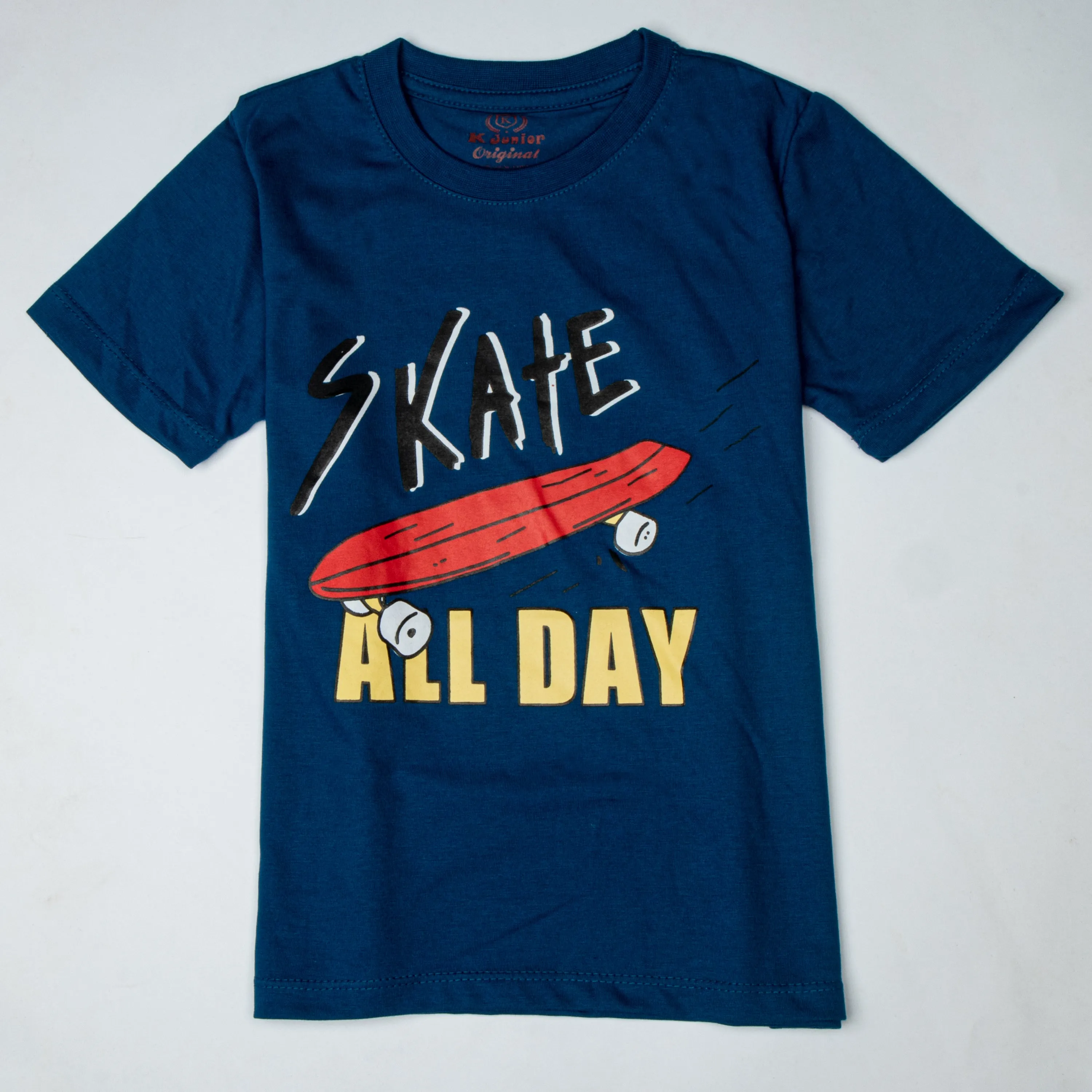 Boys Half Sleeves-Printed T-Shirt (Skate)
