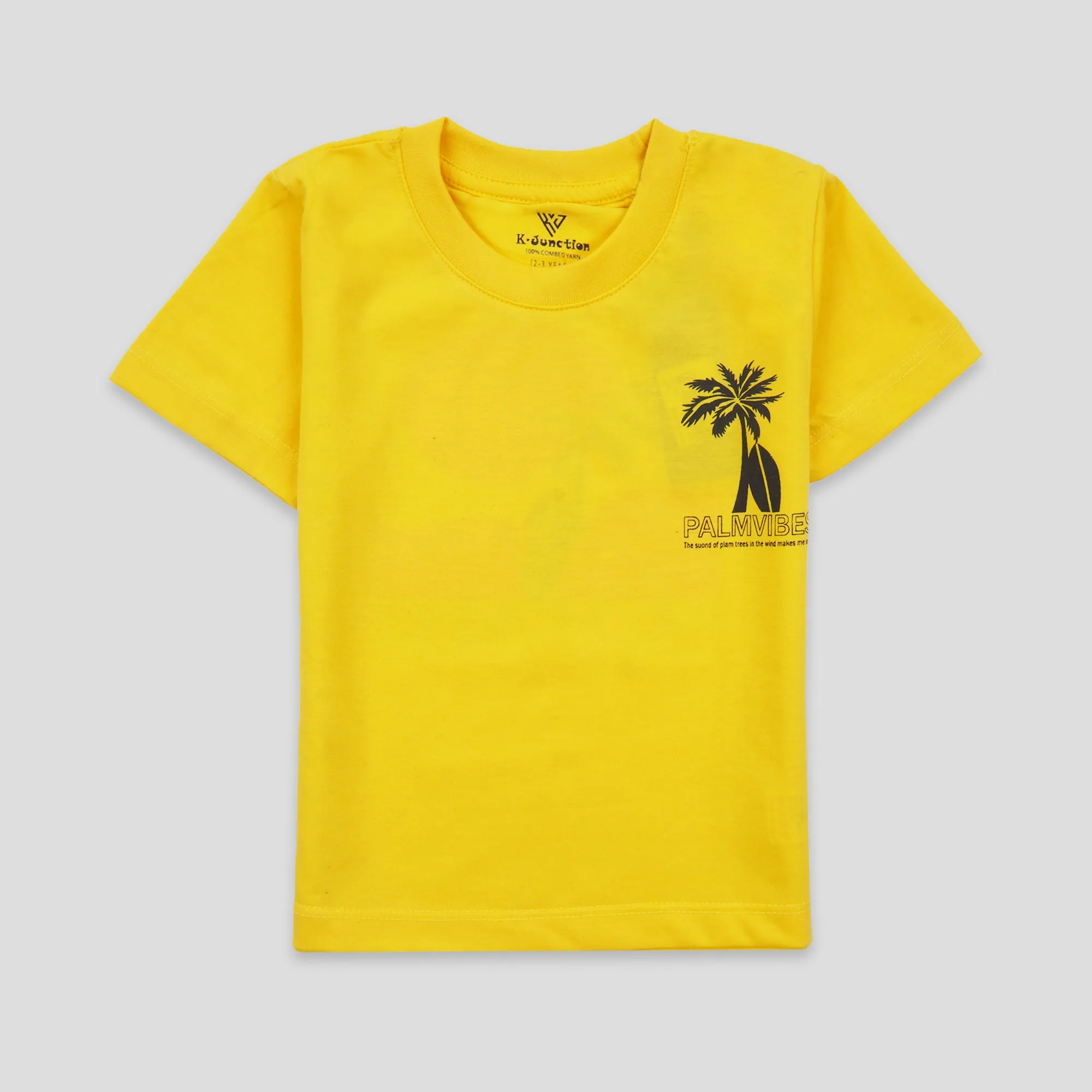 Boys Half Sleeves-Printed T-Shirt (Tree)