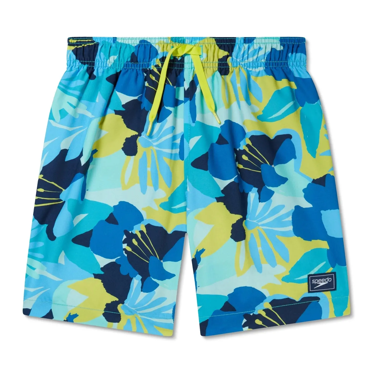 Boy’s Printed 15″ Volley Swimshorts