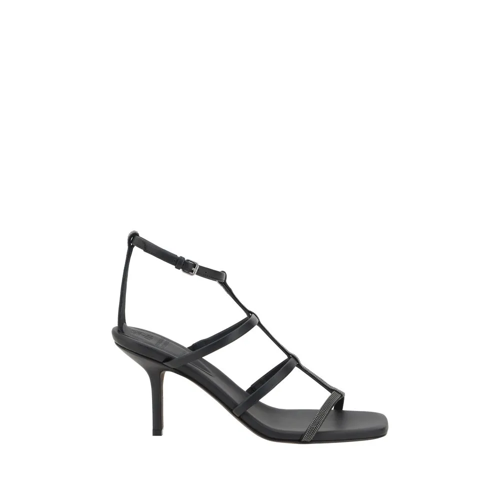 Brunello Cucinelli Sandals with sparkling embellishment