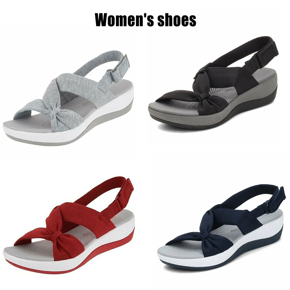 Buckle Design Thick Sole Sandals Ladies Casual Summer Beach Shoes
