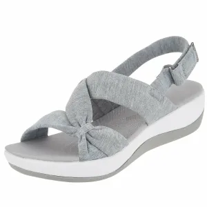 Buckle Design Thick Sole Sandals Ladies Casual Summer Beach Shoes