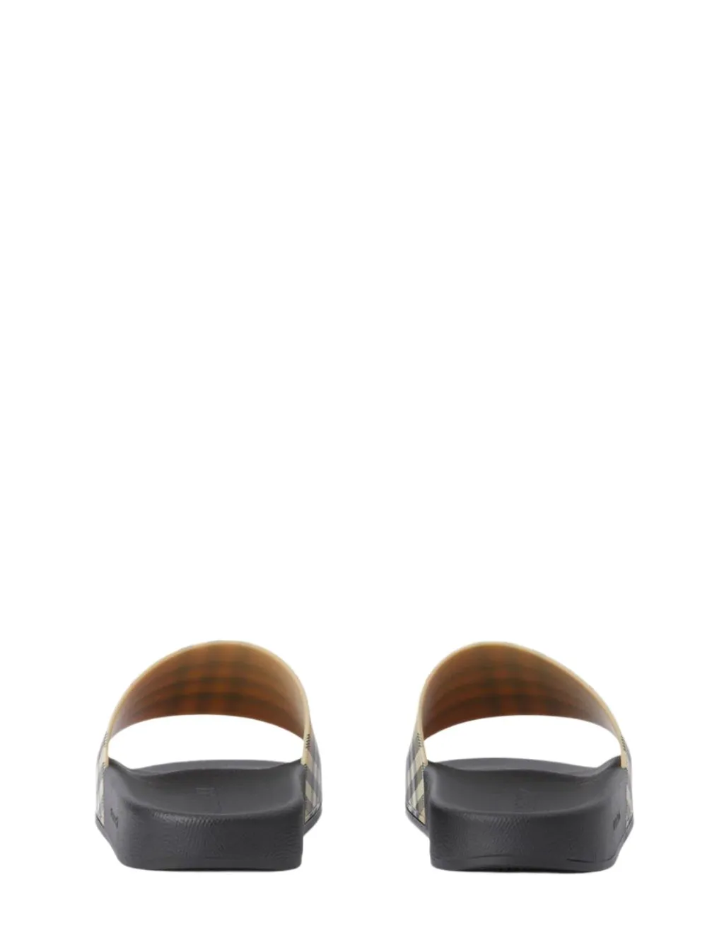 Burberry Women's Check Slides in Archive Beige