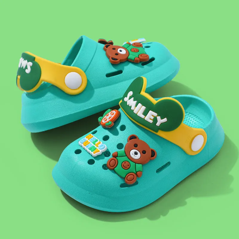 Children's Hole Shoes New Slippers Summer Cute Baby Soft Bottom Boys and Girls Lightweight Outdoor Non-Slip Beach Slippers