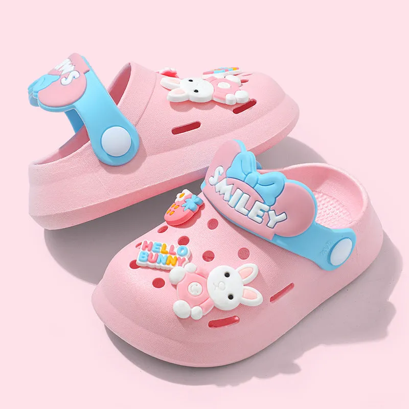 Children's Hole Shoes New Slippers Summer Cute Baby Soft Bottom Boys and Girls Lightweight Outdoor Non-Slip Beach Slippers
