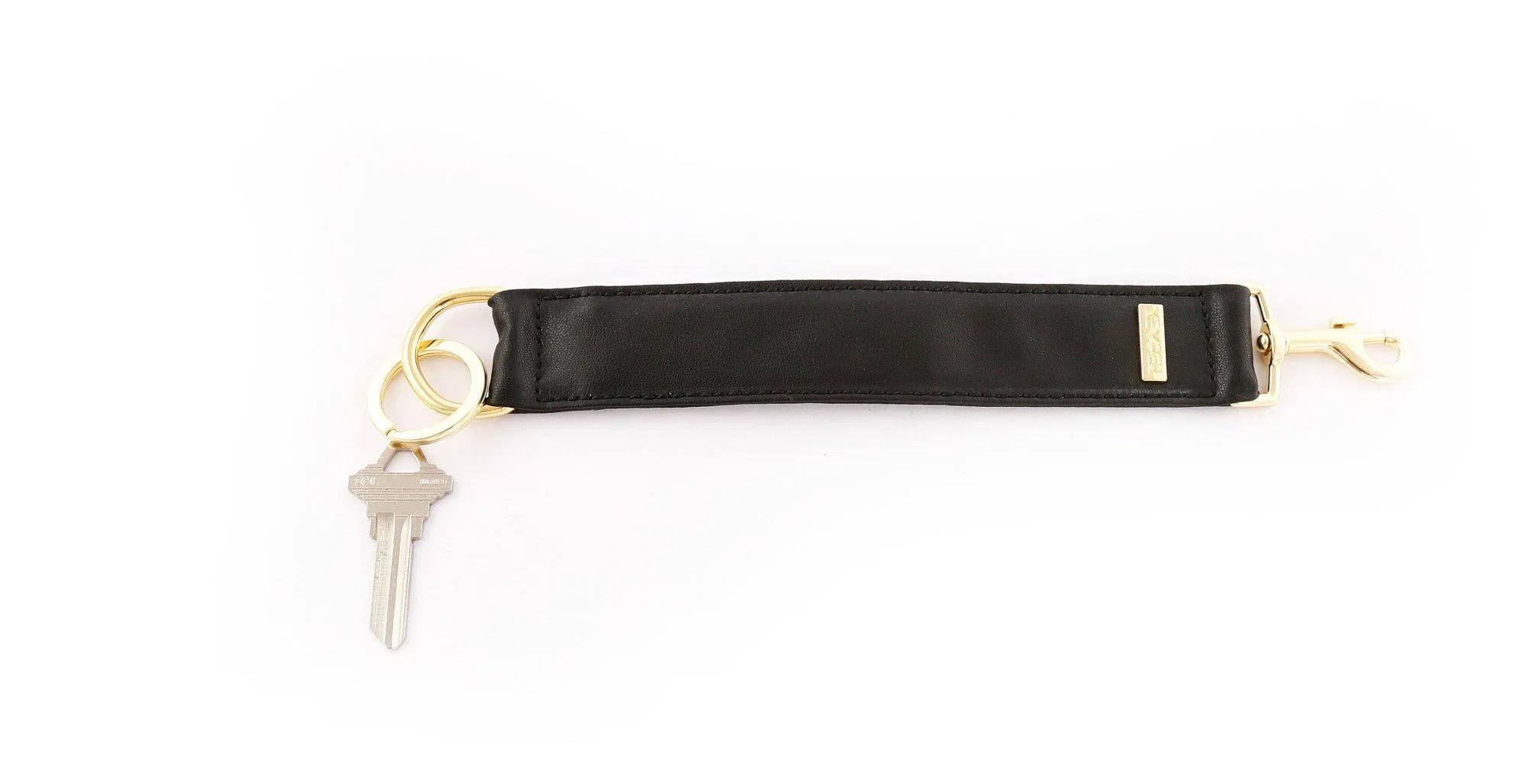 Classic Black PREMIUM LEATHER KEYPER® key ring