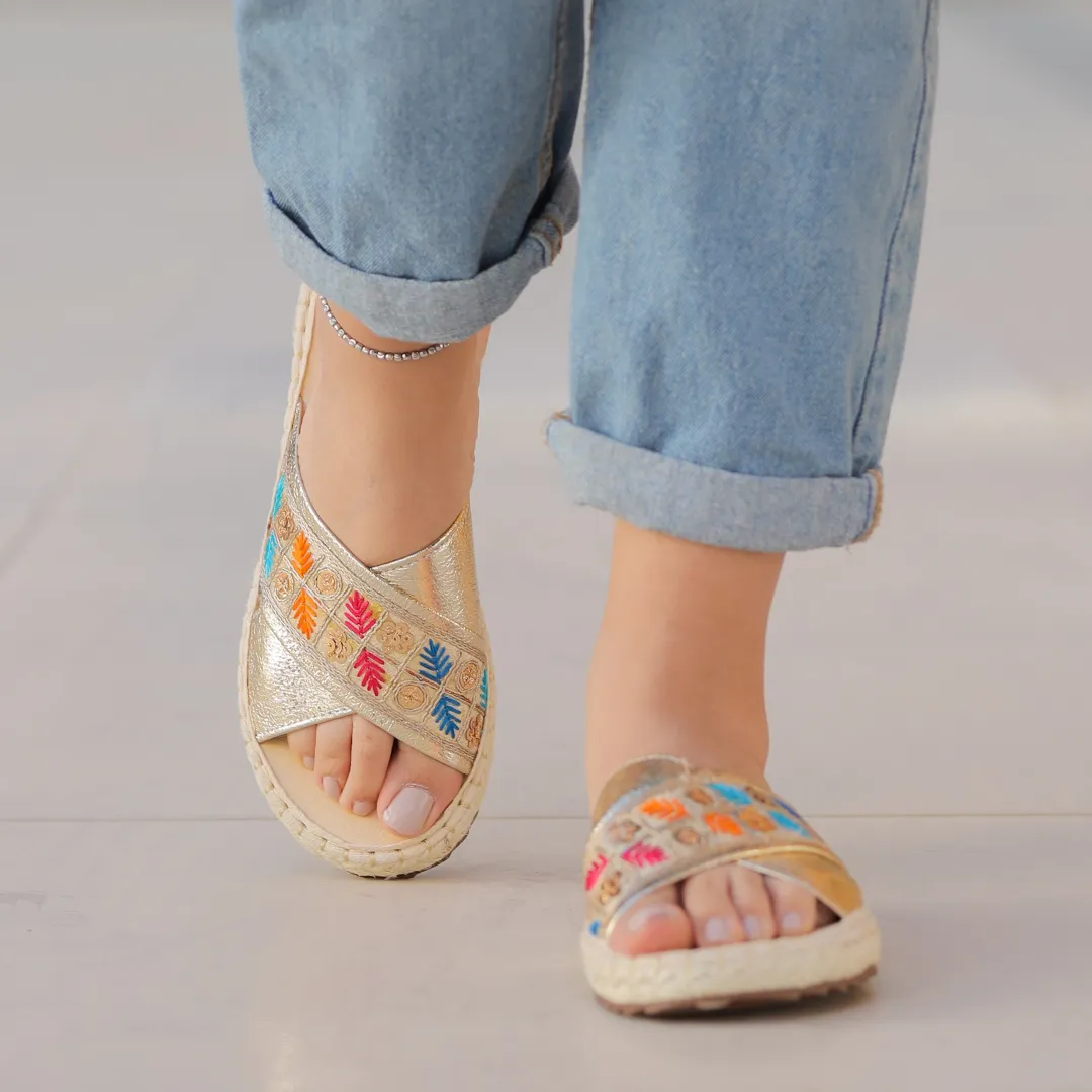 Cross slippers