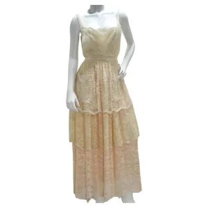 Dolce & Gabbana Baby Pink Lace Dress