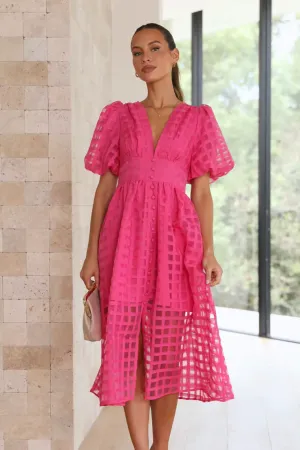 Eyelet Midi Dress | Lightweight | Summer-Ready