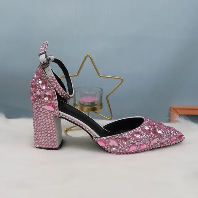 Female Party Sandals and Purse wedding shoes