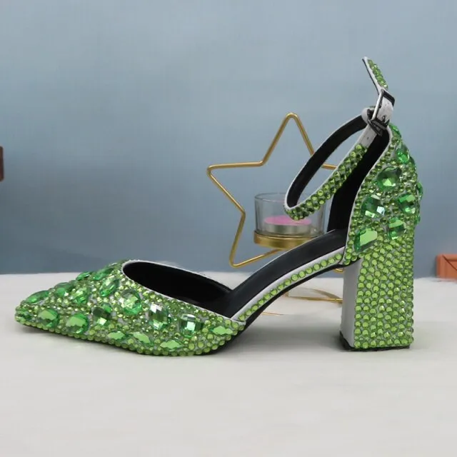 Female Party Sandals and Purse wedding shoes
