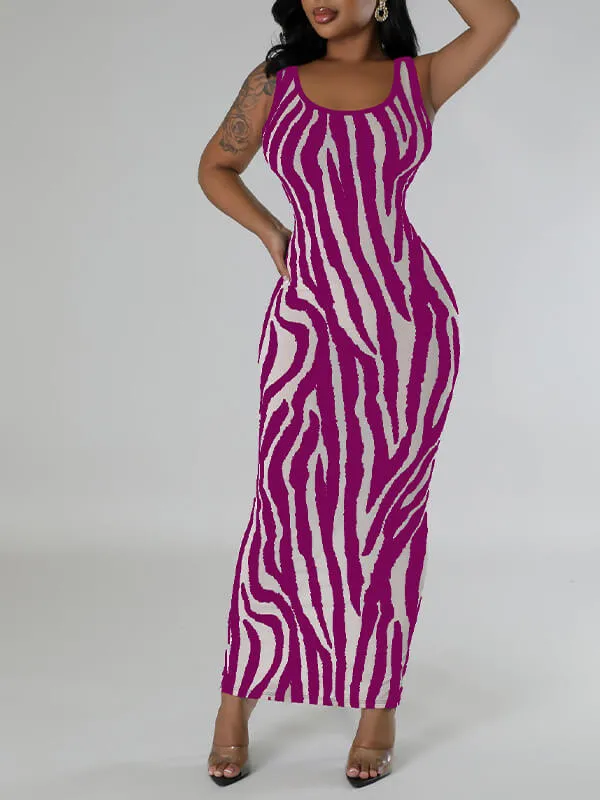 Gorgeousladie Printed Tank Dress