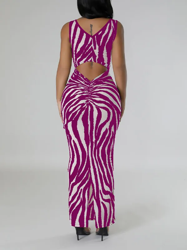Gorgeousladie Printed Tank Dress