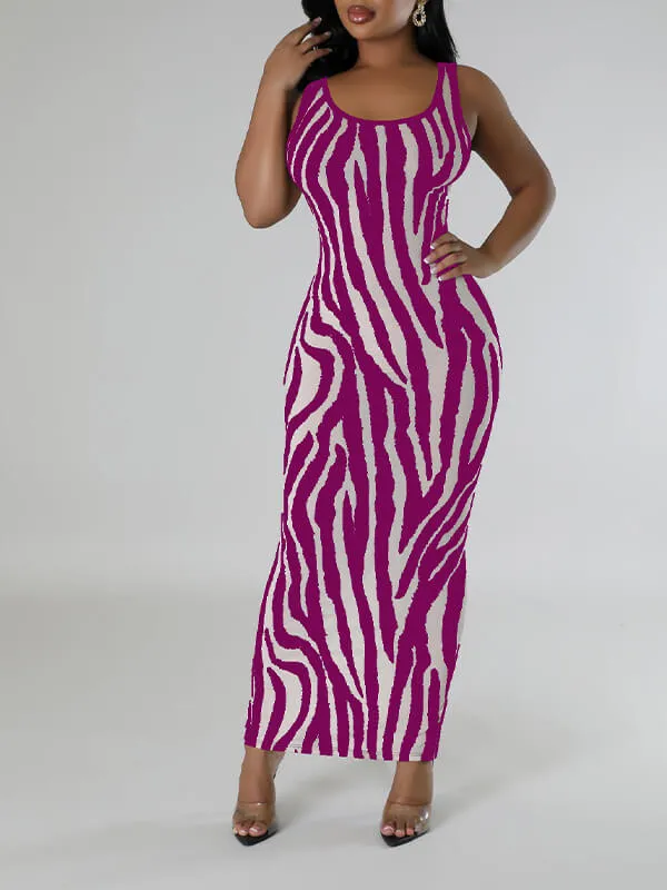 Gorgeousladie Printed Tank Dress