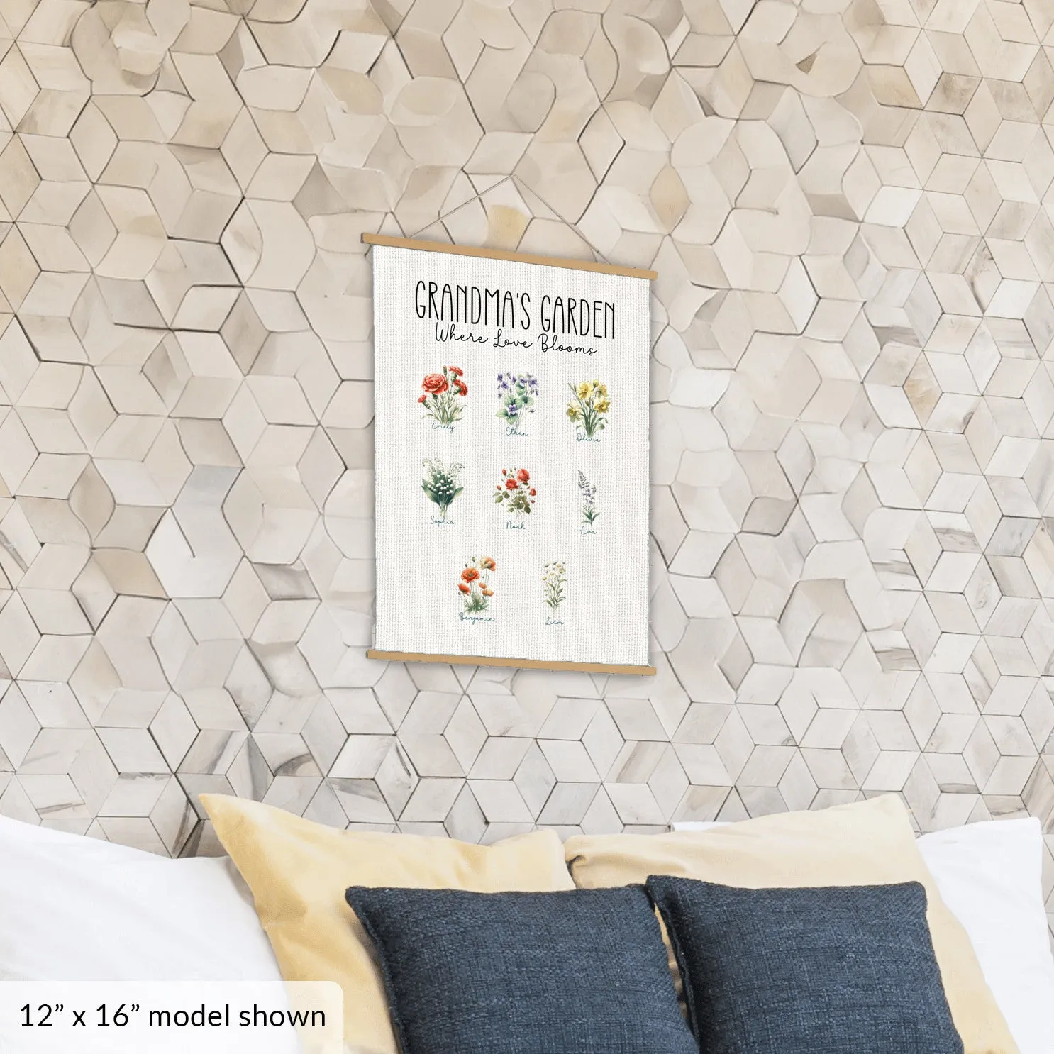 Grandma's Garden Hanging Canvas