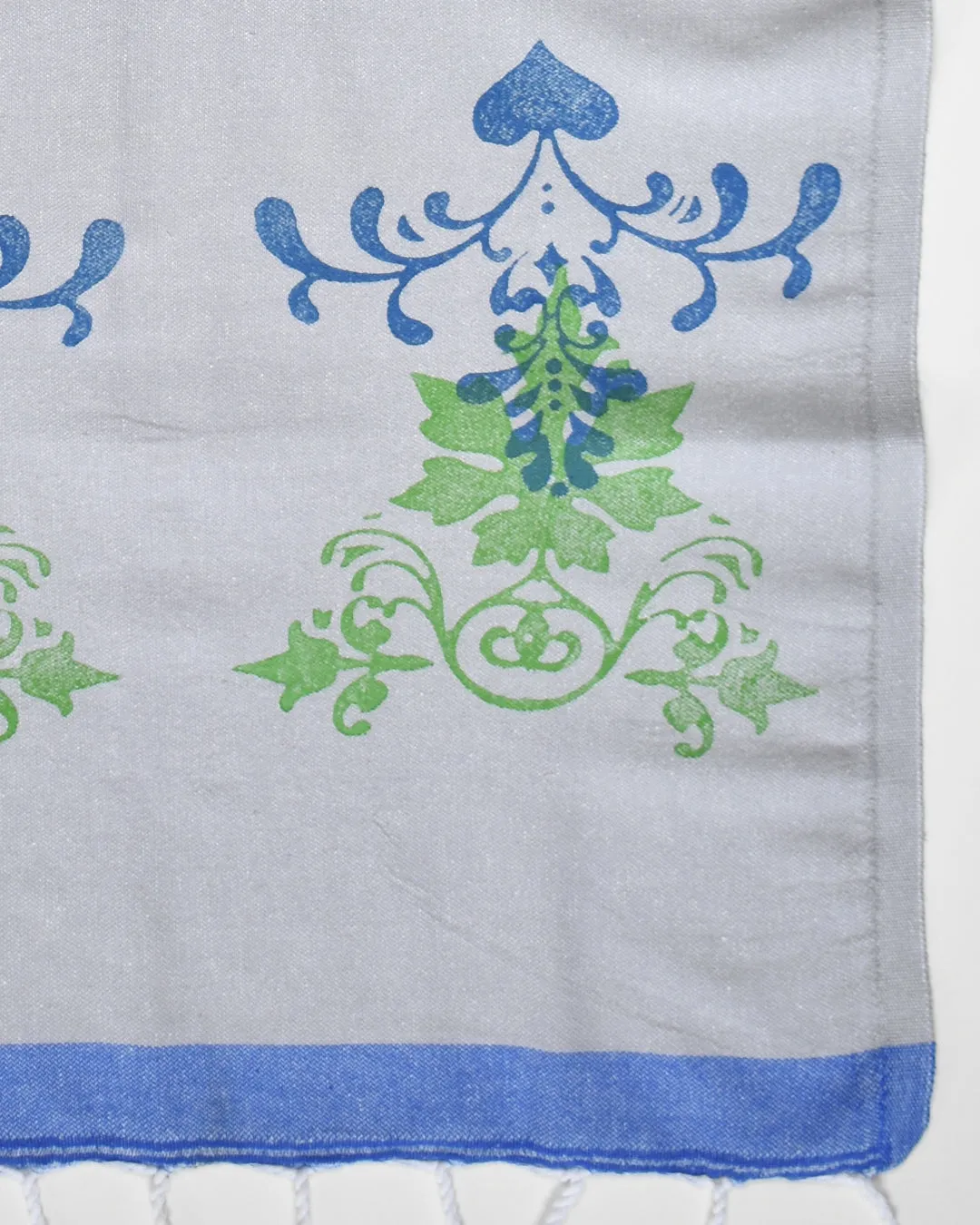 Grey Screen Printed Hand Towel – Knidos Collection