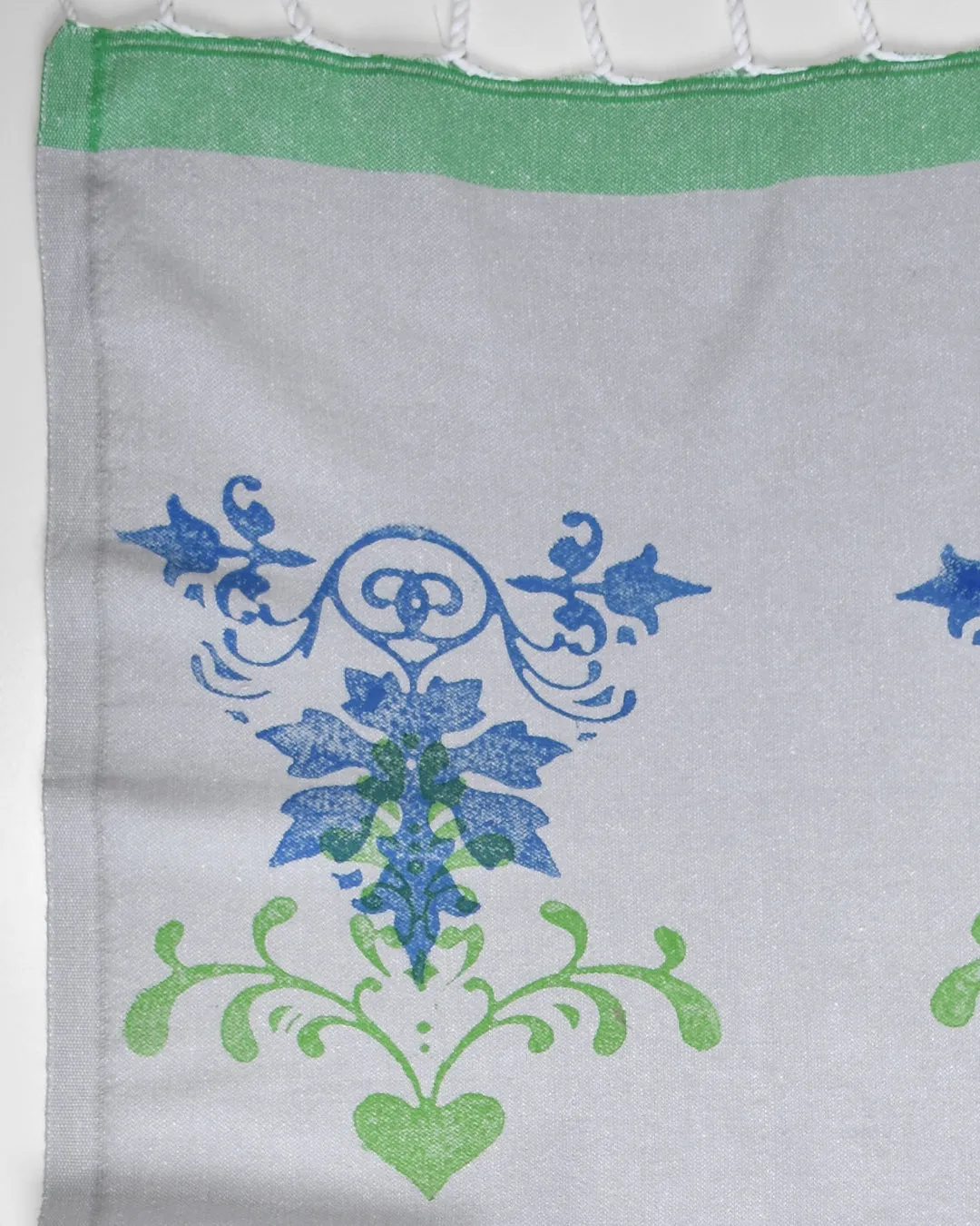 Grey Screen Printed Hand Towel – Knidos Collection