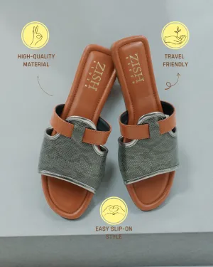 Gunmetal Meghan Flats