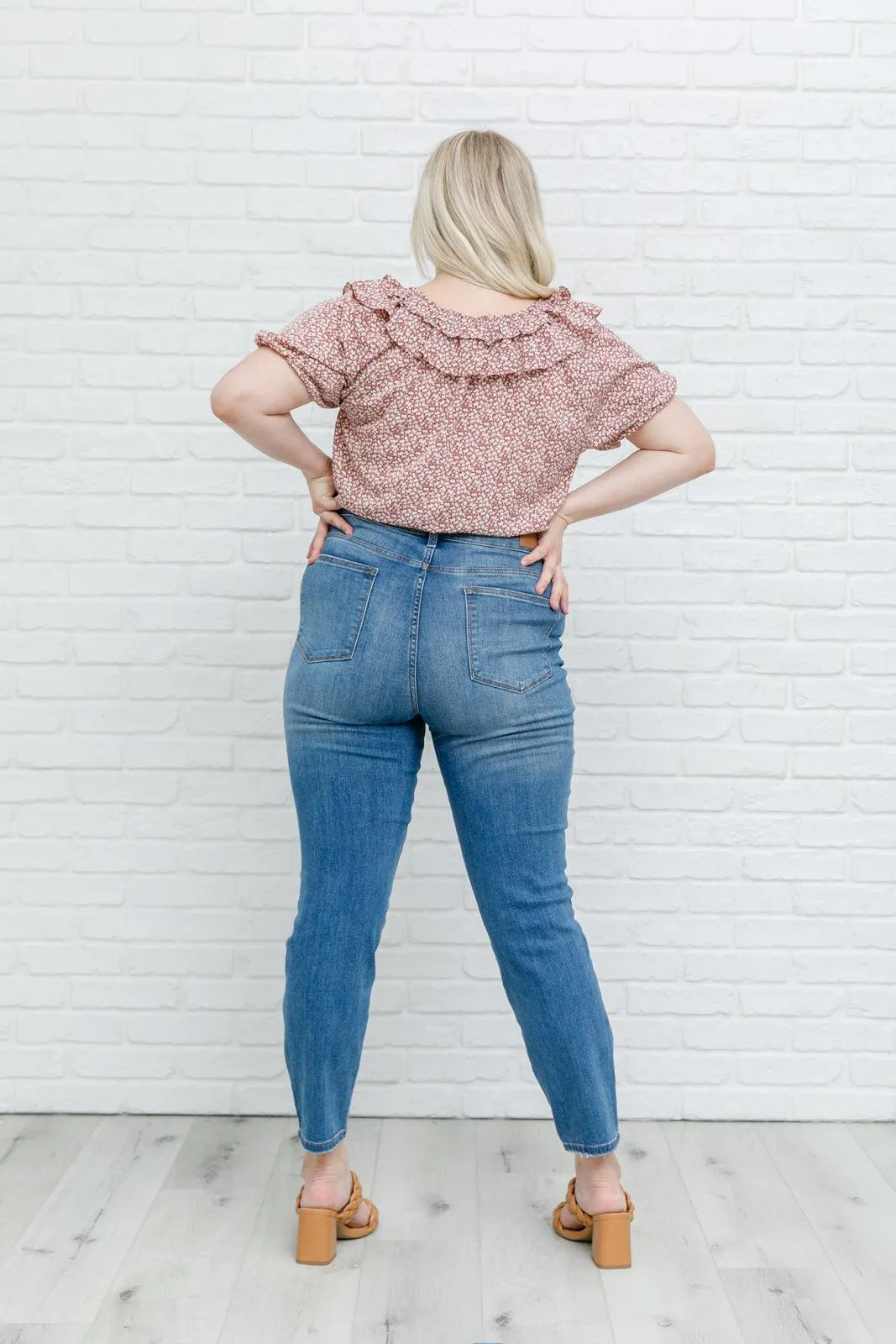 Hazel Blues® |  Golden Hour Top in Rose